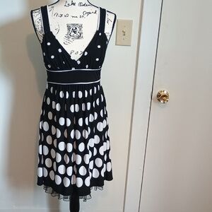 Black and White Polka Dot Dress
